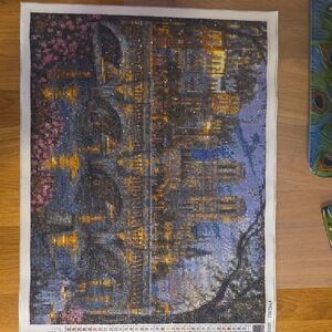 Vibrant Cityscape Diamond Art Kit